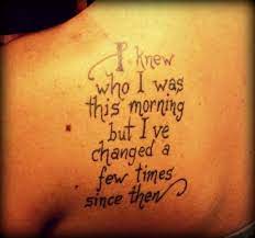 Alice im wunderland tattoo zitate. 11 Inspirational Alice In Wonderland Quotes Thatll Make You Think Wonderland Tattoo Alice And Wonderland Quotes Tattoo Quotes