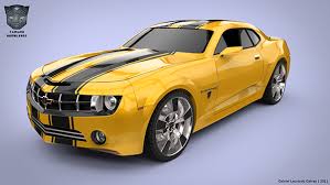 Bumblebee appare anche nel cartone animato transformers: Camaro Bumblebee 3d Model On Behance