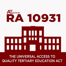 RA 10931: Free Tertiary Education Act | Facebook
