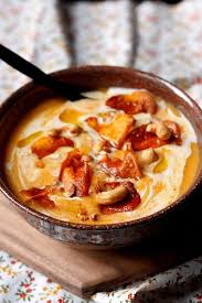 Veloute De Patate Douce Au Lait De Coco Et Epices Recette Recette Recettes De Cuisine Et Soupe Patate Douce