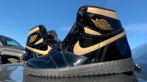 We review the upcoming jordan 1 black metallic gold set to release november 30th will this be a cop or not ?most recent video. The Air Jordan 1 Black Gold Patent Leather Cyber Monday Youtube