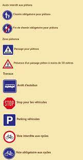 Code de la route permisecole 2015 android. Tics En Fle La Route Vocabulaire Signalisation Routiere Securite Routiere