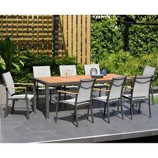 Rated 4.5 out of 5 stars. Lifestyle Garden Salomon 8 Seat Outdoor Garden Furniture Dining Set