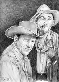 Mat Festus Graphite Portrait Done For My Husband S Father S Day Gunsmoke Has Always Been A Favorite Happy Father S D Celebrity Drawings Art Cowboy Art