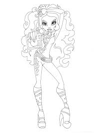 Clawdeen wolf is a female werewolf of monster high. Free Printable Monster High Coloring Pages August 2013