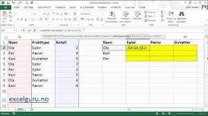 Jeg skrev nylig en artikkel om hvordan du bruker oppsummering funksjoner i excel enkelt oppsummere store mengder data, men at artikkelen tok hensyn til alle data i regnearket. Excel Pa Norsk Summer Hvis Sett Youtube