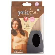 As Seen On Tv Genie Bra Nude Black Xl 1x Bra 2 Count Walmart Com