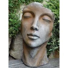 Gesicht Frau Skulptur S Rost A058482 001 01 Skulpturen Keramikskulptur Tonskulpturen