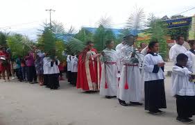 Minggu palma adalah hari peringatan dalam liturgi gereja kristen katolik yang selalu jatuh pada hari minggu sebelum paskah. Umat Katolik Teminabuan Rayakan Minggu Palma Mcwnews Com