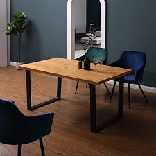 Search solid oak extending dining table in all products. Bern 6 8 Seater Oak Extending Dining Table With Metal Legs Shop Designer Home Furnishings