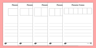 This needs to be kept in mind throughout all Phoneme Frames Phoneme Segmentation Worksheets Pdf