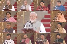New portfolio of cabinet ministers. Sahafi E Deccan