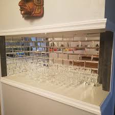 Gold Mirror Peel Stick Beveled Glass Subway Decor Tile 3x6 Etsy In 2020 Mirror Backsplash Kitchen Glass Subway Tile Glass Mirror