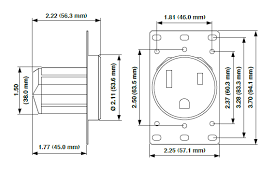 Leviton has the broadest offering of heavy duty, watertight, nema and iec plugs and connectors for commercial and industrial grade applications. 5374 50 Amp Nema 6 50r Flush Mtg Receptacle In Black Leviton