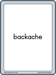 Check spelling or type a new query. Injuries And Illnesses Esl Flashcards