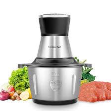 Robot Cocina Práctico Picadora Eléctrica Kitchen In The Box 400W - 2  Recipientes 2L, 2 Velocidades Kitchen In The Box 400W 2 Recipientes Acero  Inoxidable