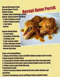 Resepi ayam percik kelantan, malaysia sederhana spesial asli enak. Resepi Ayam Percik Merah Tanpa Santan Resepi Merory Sedap Betul