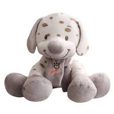 1pc 25 35cm Appease Spotty Dog Doll Plush Toy Soft Animal Stuffed Comforting Bab Dog Doll Spotty Dog Newborn Toys