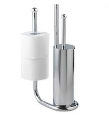 Derouleur Reserve Papier Toilette Et Brosse Wc Wenko Accessoire Toilette Papier Toilette Brosse Wc