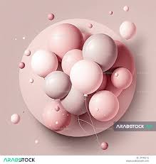 مجموعة من الفقعات الوردية، اشكال دائرية، بالونات وردية، جزيئات، باستيل،  خلفية وردية - صورة #79515 - مكتبة الصور - صور عربية خليجية حصرية عالية  الدقة | عربستوك