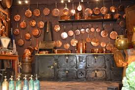 Vintage Copper Pots From A Paris Flea Market So Beautiful Copper Kitchen Copper Decor Vintage Copper Pots