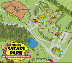 Virginia Safari Park Map Safari Park Road Trip With Kids Virginia Travel