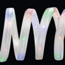 Brite Star 12 Ft 50 Light Multi Color Led Flat Rope Light 37 286 00 The Home Depot Rope Light Multi Color Led Led Rope Lights