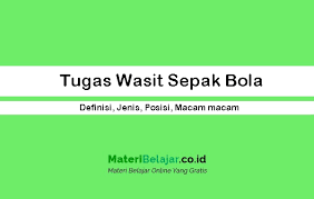 Maybe you would like to learn more about one of these? Tugas Wasit Sepak Bola Definisi Jenis Posisi Macam Macam