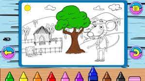 Juegos para colorear y pintar para niños y niñas. Juegos Para Colorear Y Pintar Arbol Abc