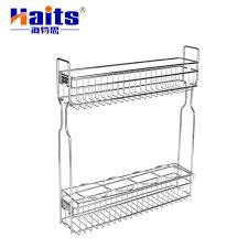 Pull out the drawer to get access to the shelves in the cabinet. China Corner Kitchen Pantry Cabinet Wardrobe Storage Pull Out Wire Basket China Baskets And Wire Basket Price