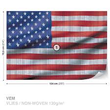 If you're looking for the best american flag wallpapers then wallpapertag is the place to be. Usa American Flag Wall Paper Mural Buy At Europosters