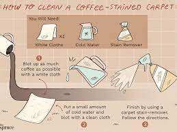We recommend treating it with a stain remover or following the guide above, before putting the garment in. How To Remove Coffee Stains From Carpet