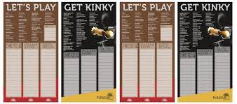 Negotiate, Negotiate, Negotiate: The YesNoMaybe List - PLEASURE CHEST