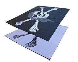 Rv Patio Mat Awning Trailer Mat Pirate Flag 9x18 Click On The Image For Additional Details Note It Is Affiliate Li Travel Collection Patio Mats Pirate Flag