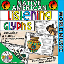 Today we will be bestowing upon you a most honorable thing: Native American Music Listening Glyphs By Trinitymusic Tpt