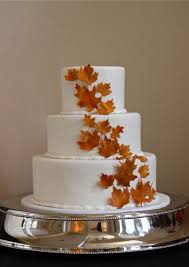 Fall Wedding Cake Fall Wedding Cakes Simple Wedding Cake Fall Cakes