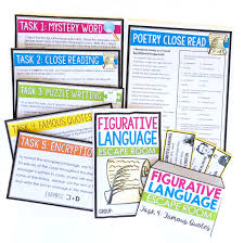 Figurative language refers to a type of language which says a lot more than its literal meaning. 8 Creative Figurative Language Activities For Review Presto Plans