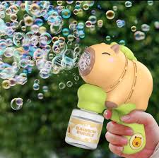 🔫Pistola de Burbujas Capibara en $190🫧 📲Catálogo Whatsapp:  https://wa.me/c/5216121199184 📱 🎁SISTEMA DE APARTADO A UN MES🎁 📦Envíos  a todo BCS por $95🚚 🖼Estamos en Sonora y Carranza esquina por la calle que