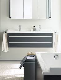 Vitra integra 120 wall hung vanity unit with drawer and basin cashmere and metallic walnut. Duravit Ketho Vanity Unit Wall Mounted 2 Drawer 1200 X 465mm