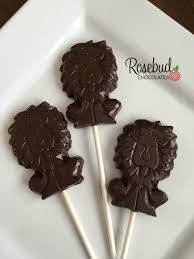 dark chocolate lion lollipop favors jungle birthday party candy www rosebudchocolates com candy party favors candy birthday party lollipop favors