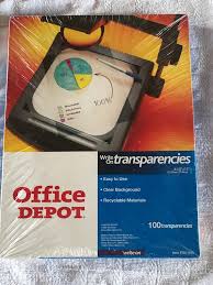 Details About Office Depot 337 843 Write On Transparencies Transparency Film 100 Sheets Transparencies Mail Writing Office Depot