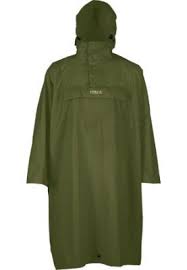 Olivgruner Wanderponcho High Peak Von Pro X Elements Maat M L Xl Xxl Xs S Regenponchos Regenponcho Packtaschen Poncho