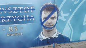 Milen gamakov pfc slavia sofia burgas stomil olsztyn ruch chorzów. Ruch Chorzow Kibice Skreslili Krzysztofa Gucia Warzyche Zniszczony Baner Legendy Niebieskich Zdjecia Gol24 Pl