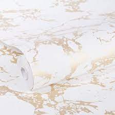 Papier peint voir tout papier peint eternity blanc et or. Superfresco Easy Papier Peint Intisse Marbre Blanc Or 10 M X 52 Cm Or Graham Et Brown La Redoute Papier Peint Papier Peint Blanc Peindre Marbre