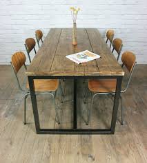 Vintage Industrial Steel Rustic Factory Loft Farm Dining Table Ebay Industrial Dining Table Farm Dining Table Rustic Industrial Dining Table