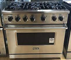 36 inch freestanding professional gas range with 6 open burners, 5.1 cu. Viking Professional 5 Series Vgr5366bss 36 Inch Pro Style Gas Range 6 Burners Discount Appliances