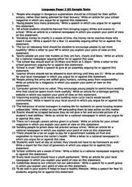 Aqa Gcse English Language Paper 2 Q5 Tasks Writing To Argue In 2020 Gcse English Language Gcse English Gcse English Language Writing