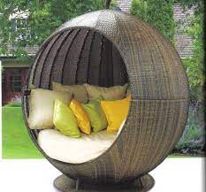 Maze Rattan Apple Day Bed Outdoor Daybed Daybed Design Furniture