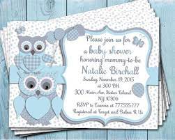 Blue Grey Owl Baby Shower Printable Invitation Baby Boy Digital Invite P Baby Shower Invitations Diy Owl Baby Shower Invitations Trendy Baby Shower Invitations