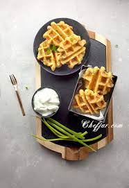 If you're going to make mashed potato waffles, you might as well go whole hog. Potato Waffles In Waffle Maker Chefjar